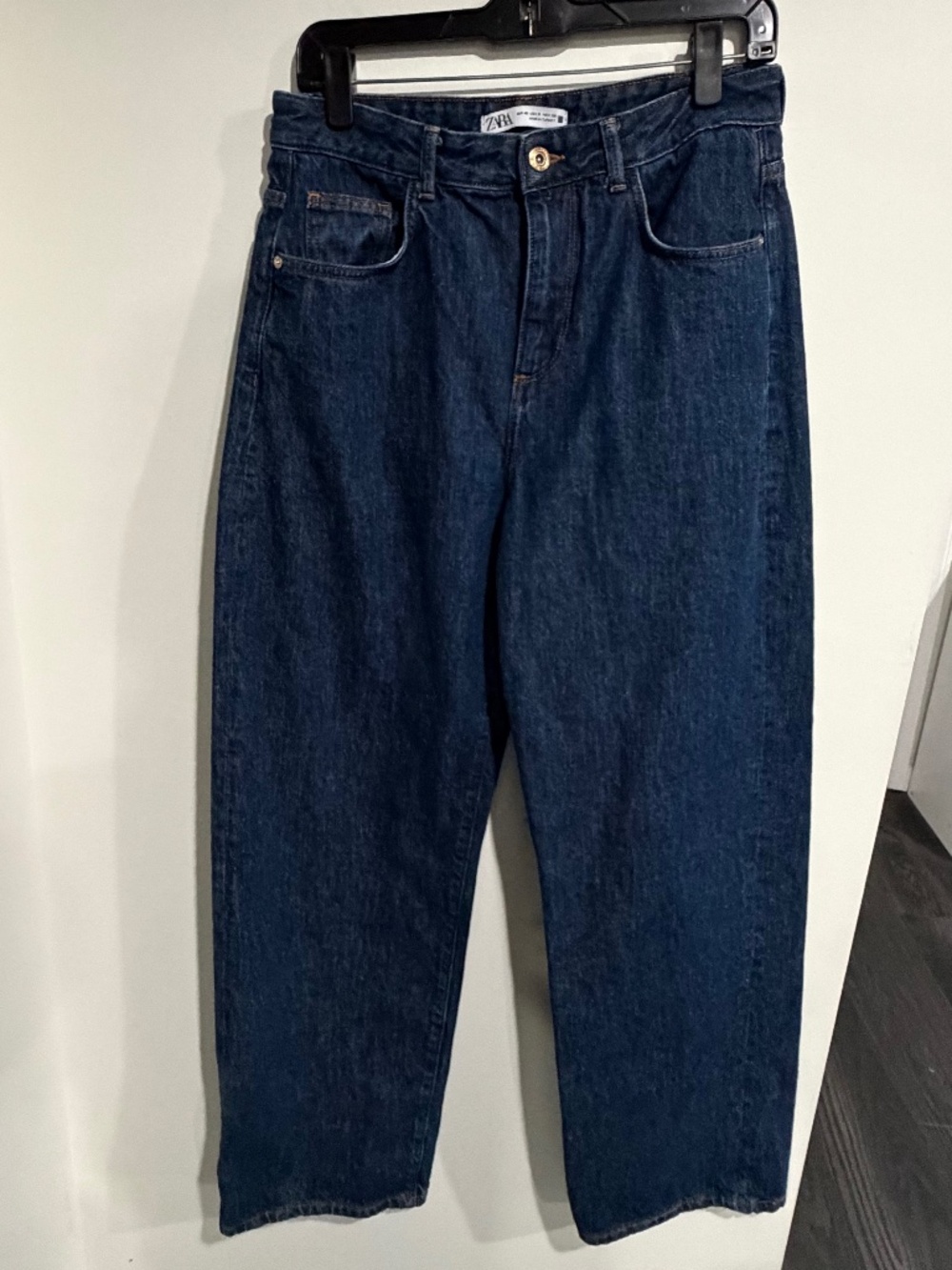 Selvedge Straight Leg Denim in Washed Indigo